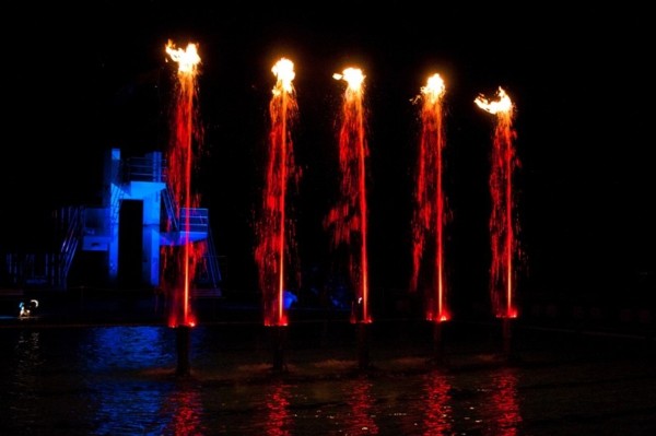 Fountain Flame By TBF Pyrotec